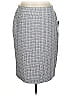 Le Suit 100% Polyester Houndstooth Gray Casual Skirt Size 4 - photo 1