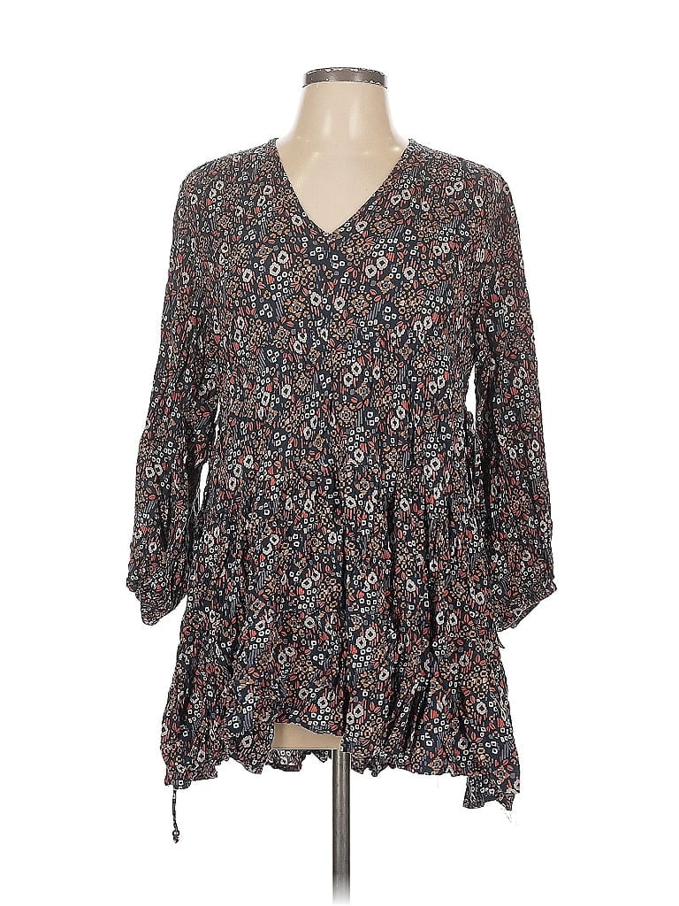 Pre-owned Angie Casual Dress In Brown