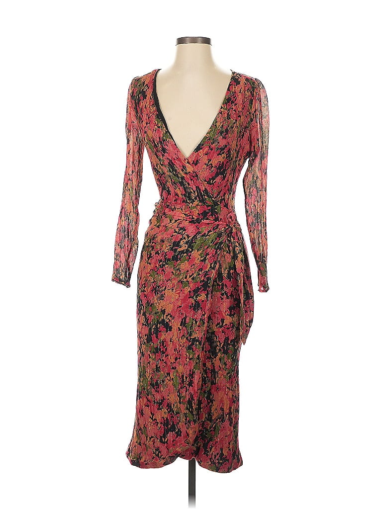 Sézane Burgundy Cocktail Dress Size EU (FR) 36 / US 4 - photo 1