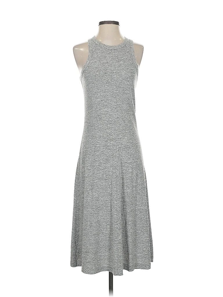 Pre-owned Lou & Grey Casual Dress In Gray