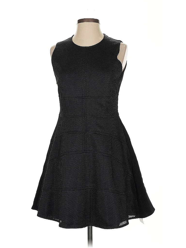 Belstaff 100% Polyester Solid Black Casual Dress Size EU (IT) 40 / US 4 - photo 1