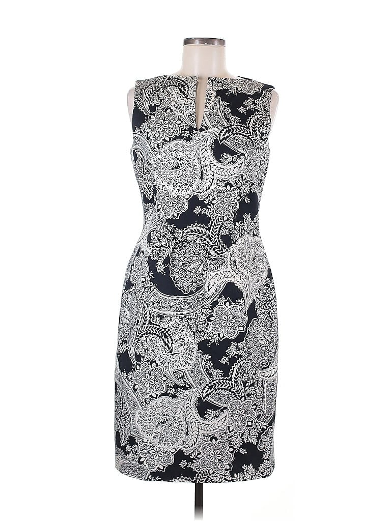 Pre-owned David Meister Cocktail Dress In Gray