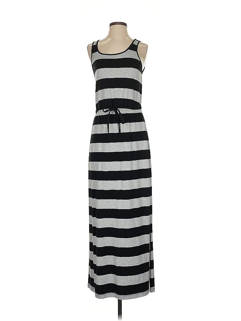 Marc New York Andrew Marc Stripes Gray Casual Dress Size S - photo 1