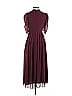 Wilfred 100% Recycled Polyester Solid Burgundy Cocktail Dress Size 0 - photo 2