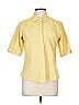 Mountain Hardwear 100% Polyester Yellow Short Sleeve Blouse Size 8 - photo 1
