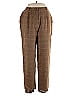 Talbots 100% Wool Plaid Brown Wool Pants Size 14 - photo 1
