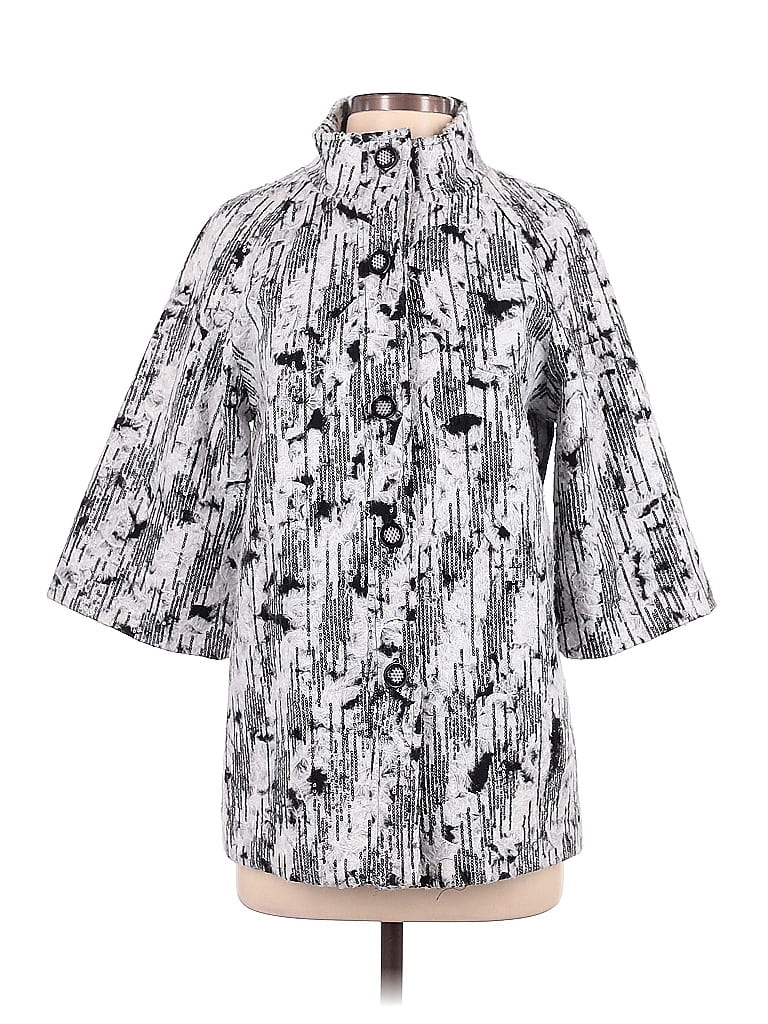 Click to view more detailed imagery on our partner's website Pre-owned Peck & Peck Jacket In Silver