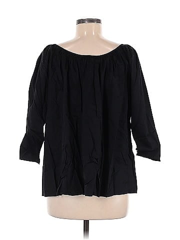 Agnes B. 3/4 Sleeve Blouse (view 2)