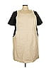 Jessica London 100% Leather Tan Casual Dress Size 24 - photo 1