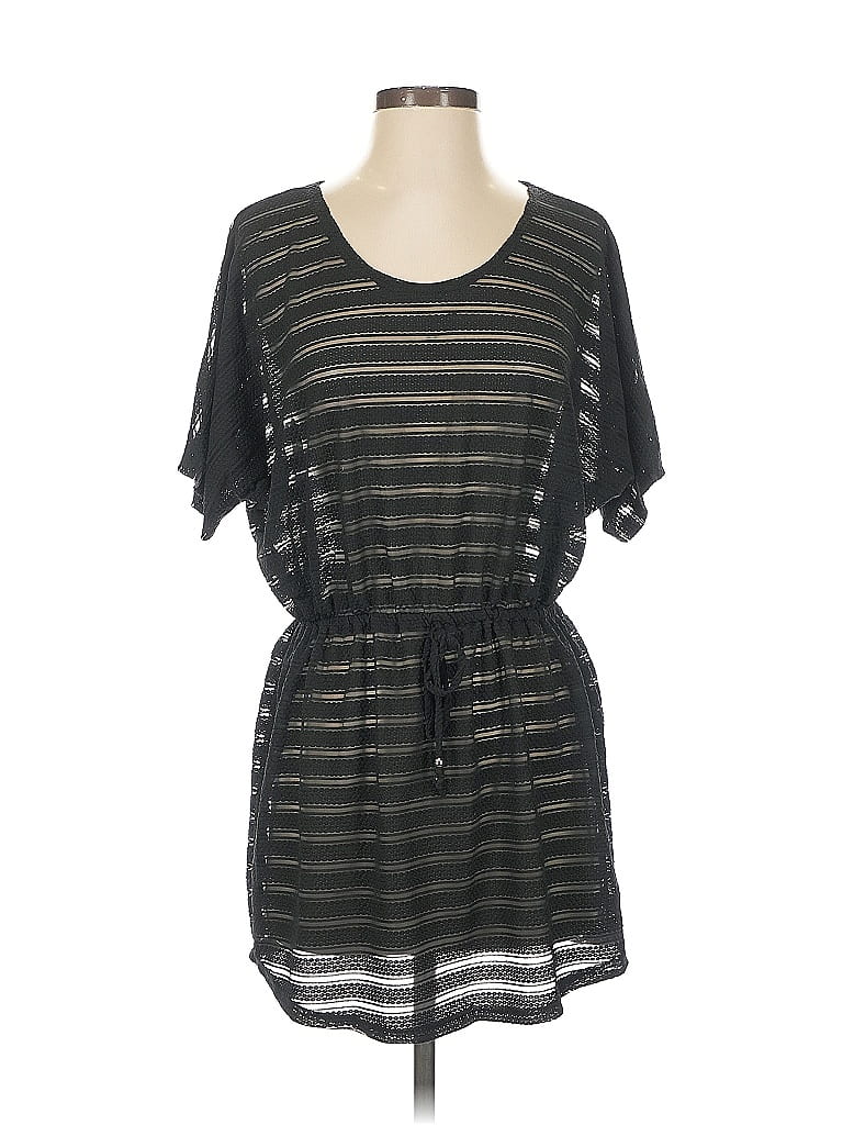 Pre-owned J Valdi Casual Dress In Black