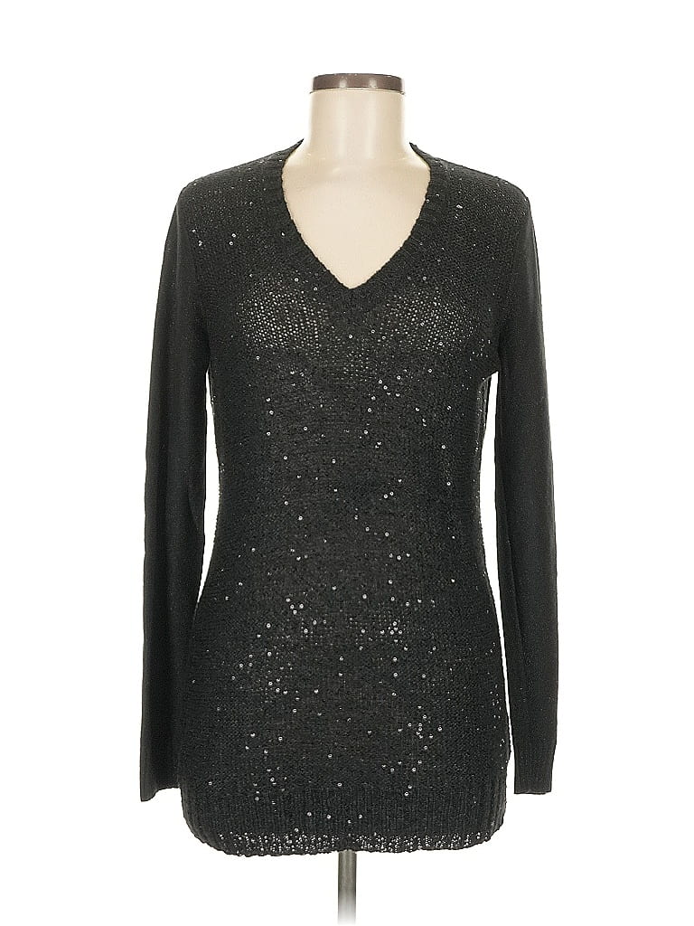 Pre-owned Charter Club Pullover Sweater In Black