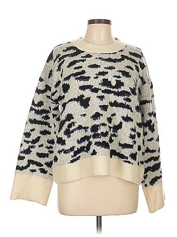 Hem & Thread Pullover Sweater (view 1)