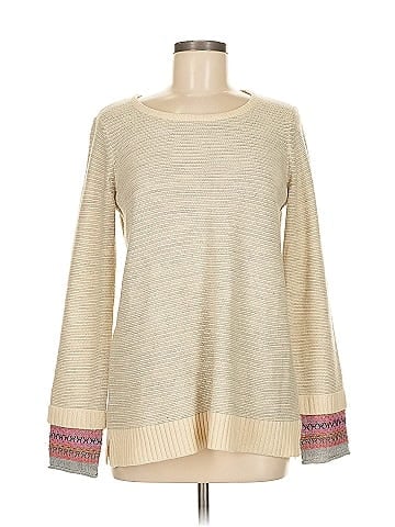 Hem & Thread Pullover Sweater (view 1)