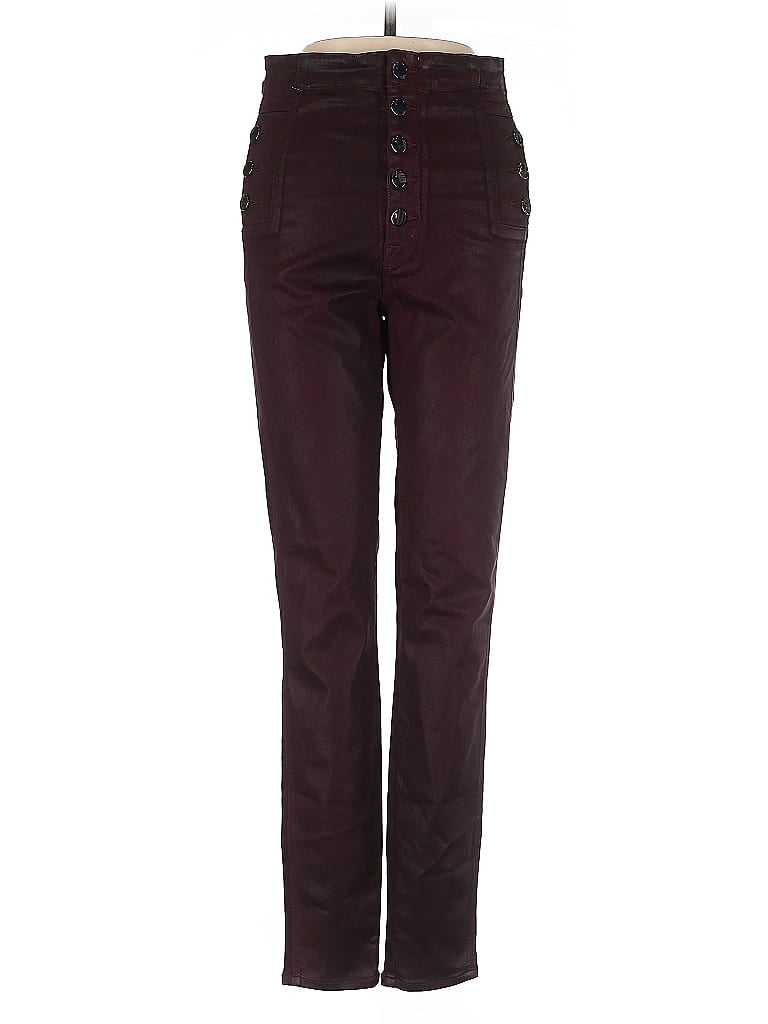 J Brand Burgundy Casual Pants Size 27 waist - photo 1