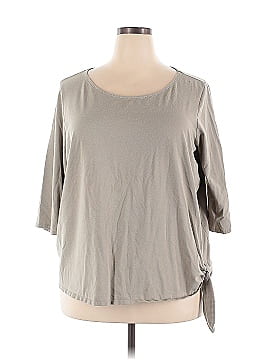 Belle By Kim Gravel 3/4 Sleeve T Shirt