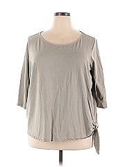Belle By Kim Gravel 3/4 Sleeve T Shirt