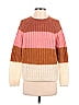 Los Angeles Atelier & Other Stories Color Block Brown Wool Pullover Sweater Size XS - photo 1