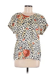 Escada Short Sleeve Silk Top