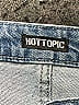 Hot Topic Stars Blue Denim Shorts Size 7 - photo 3
