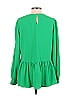 Pomander Place 100% Polyester Green Long Sleeve Blouse Size S - photo 2