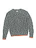 Crewcuts Outlet 100% Cotton Tweed Gray Pullover Sweater Size 10 - photo 1