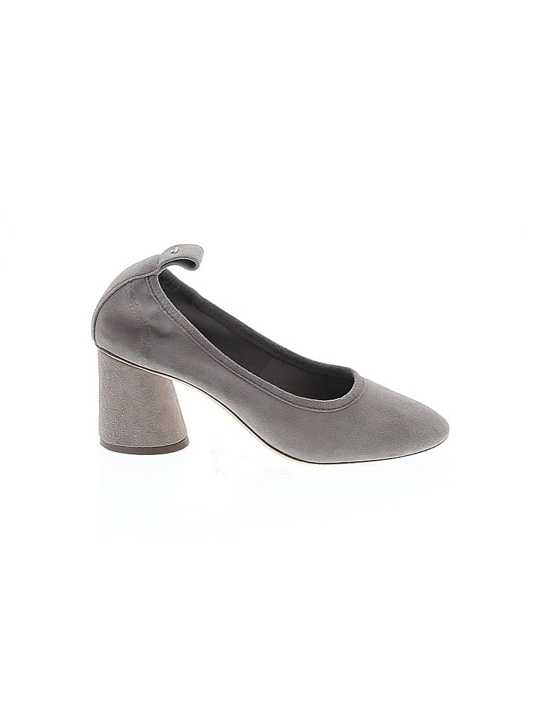 Tory Burch Gray Heels Size 5 - photo 1