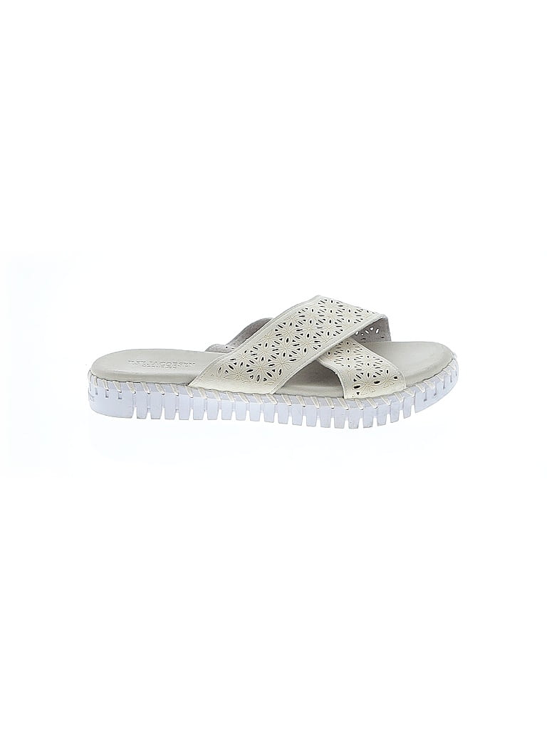 ILSE JACOBSEN SANDAL CRYSTAL EMBELLISHED TEXTURED RUBBER SOLE CHEERFUL 03G 12 CREME main image 1