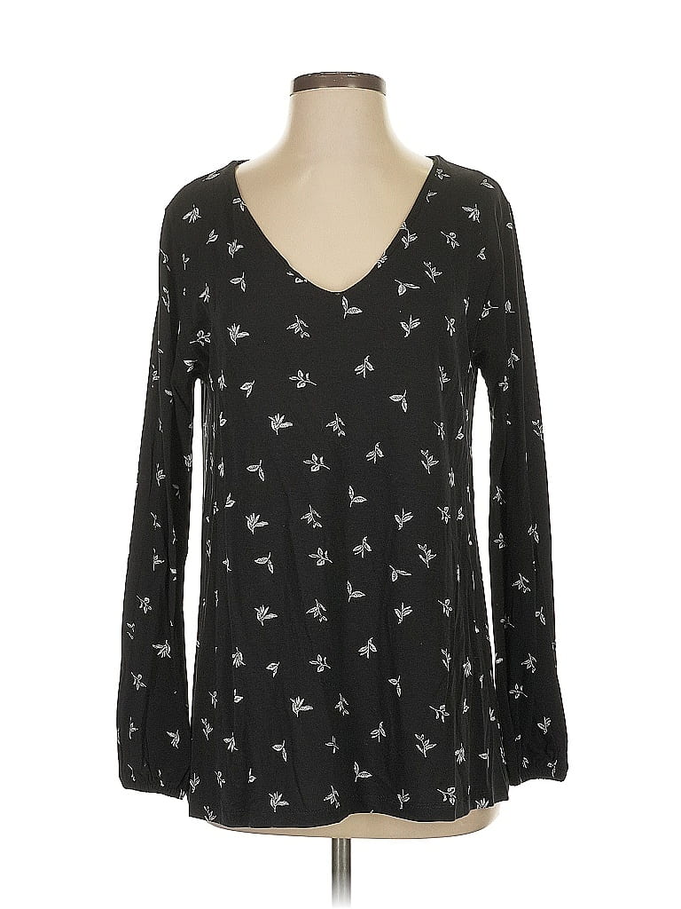 Assorted Brands Long Sleeve Blouse In Black