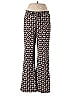 Soho Graphic Maroon Black Casual Pants Size L - photo 1