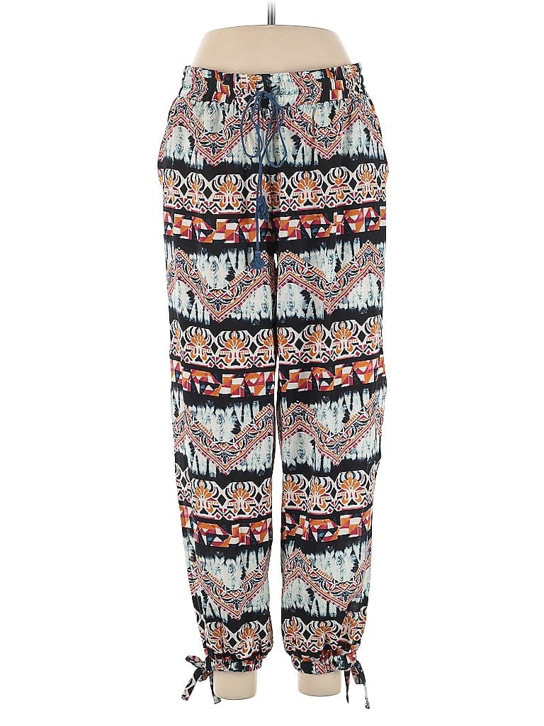 Jack by BB Dakota 100% Polyester Print Blue Casual Pants Size M - photo 1