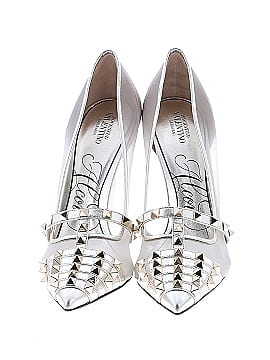 Valentino Garavani Mesh Rockstud Alcove 100mm Heels (view 2)