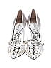 Valentino Garavani Silver Tan Mesh Rockstud Alcove 100mm Heels Size EU 41 - photo 2