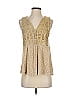 Tiny 100% Cotton Gold Sleeveless Blouse Size XS - photo 1