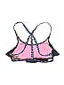 Victoria's Secret Pink Print Black Swimsuit Top Size S - photo 2