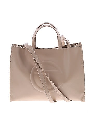 Telfar Medium Cream Shopping Bag (view 1)