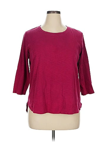KIRKLAND Signature 3/4 Sleeve T-Shirt (view 1)
