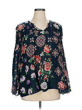 Johnny Was 3/4 Sleeve Blouse
