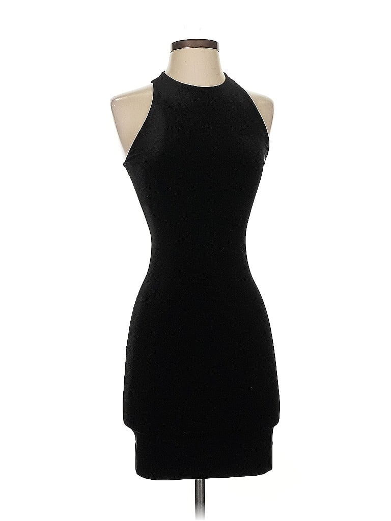 Rebecca Minkoff Solid Black Cocktail Dress Size XXS - photo 1