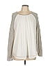 Sunday in Brooklyn 100% Polyester Gray Long Sleeve Blouse Size L - photo 1