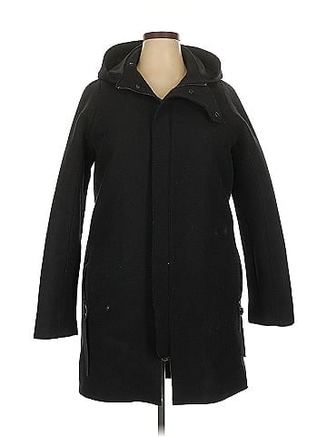 Acne Studios Milton Wool Hooded Coat (view 1)