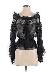 Robert Rodriguez 3/4 Sleeve Silk Top