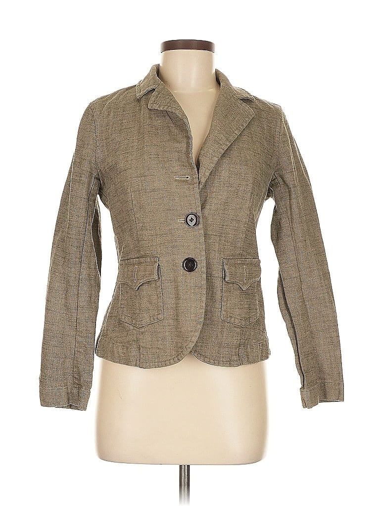 Pre-owned Talbots Blazer Jacket In Brown