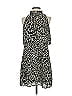 Veronica M. Animal Print Black Cocktail Dress Size S - photo 1