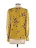 Joie 100% Silk Yellow Long Sleeve Silk Top Size XXS - photo 2