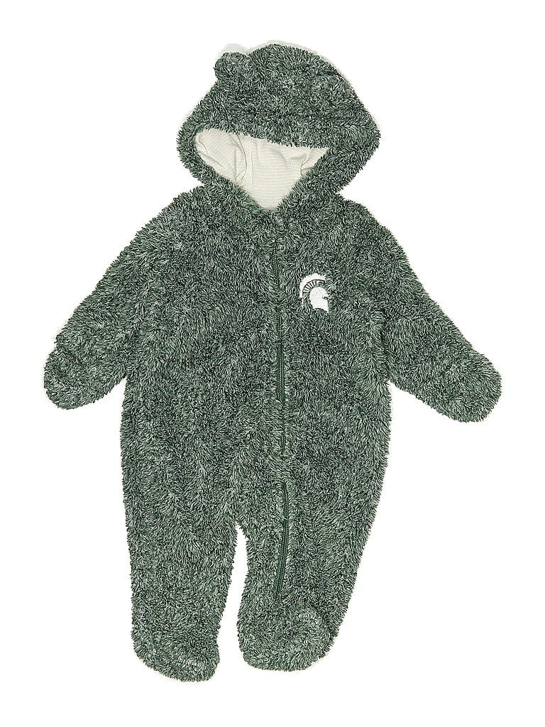 Genuine Merchandise by Gen2 100% Polyester Tweed Green Long Sleeve Outfit Size 0-3 mo - photo 1