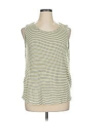 Pink Clover Sleeveless T Shirt