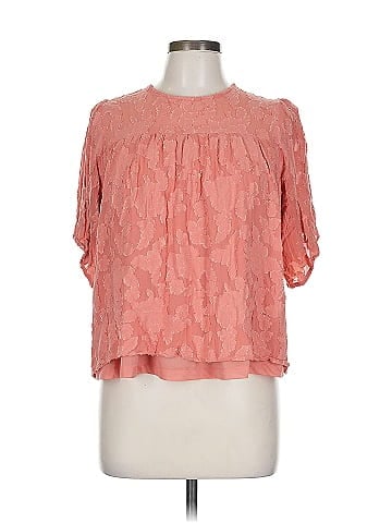 En Creme Short Sleeve Blouse (view 1)