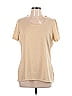 IMAN Tan Short Sleeve Top Size L - photo 1