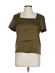 Worth Short Sleeve Silk Top
