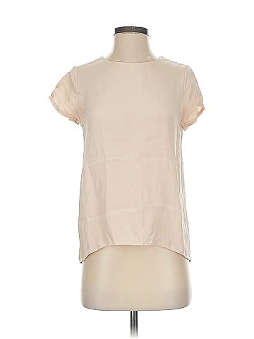Cuyana Short Sleeve Silk Top (view 1)